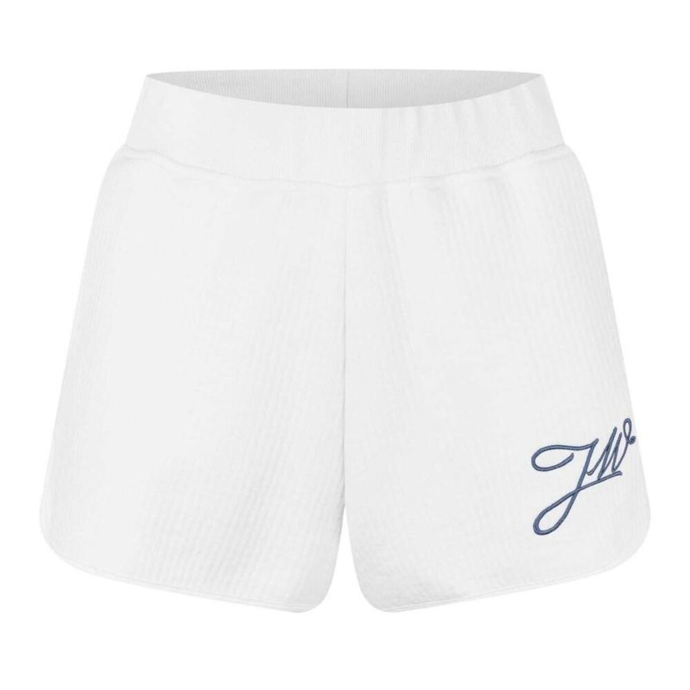 Jack Wills Womens/Ladies Ribbed Relaxed Fit Sweat Shorts / Vintage White